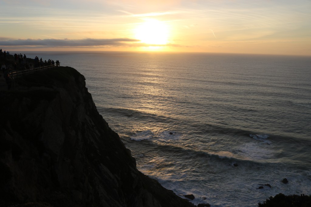 Cabo Da Roca Portugal puesta de sol acantilado